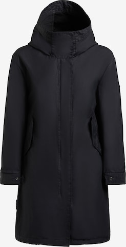 Manteau mi-saison 'Nele' khujo en noir : devant