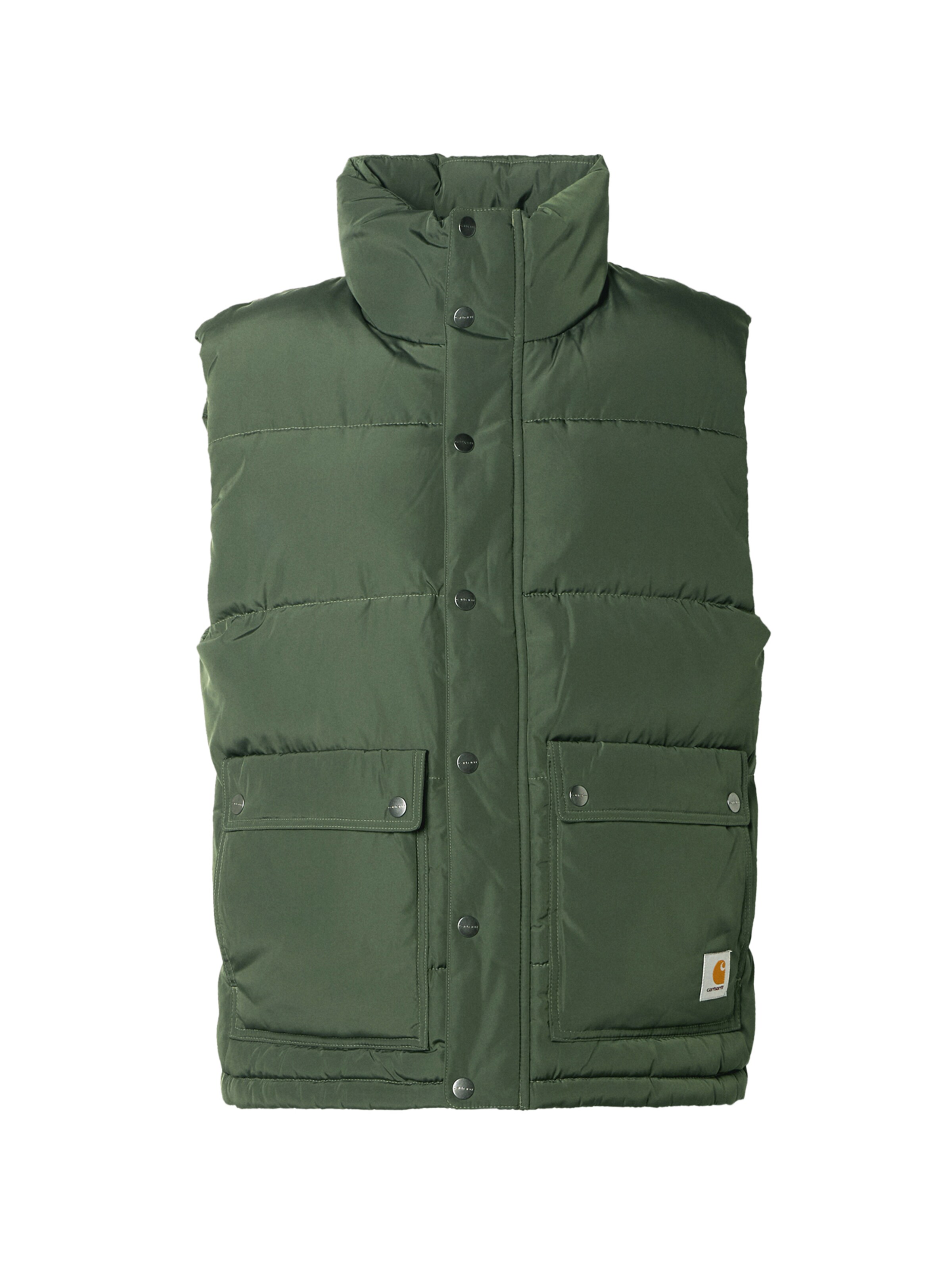 Carhartt WIP Weste 'Brent' in dunkelgrün, Produktansicht