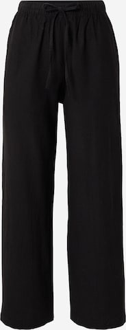 Loosefit Pantalon Monki en noir : devant