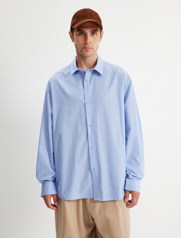 Koton Regular fit Button Up Shirt in Blue: front