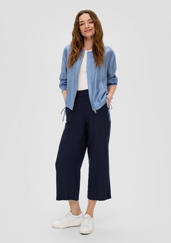 s.Oliver Wide leg Broek in Blauw