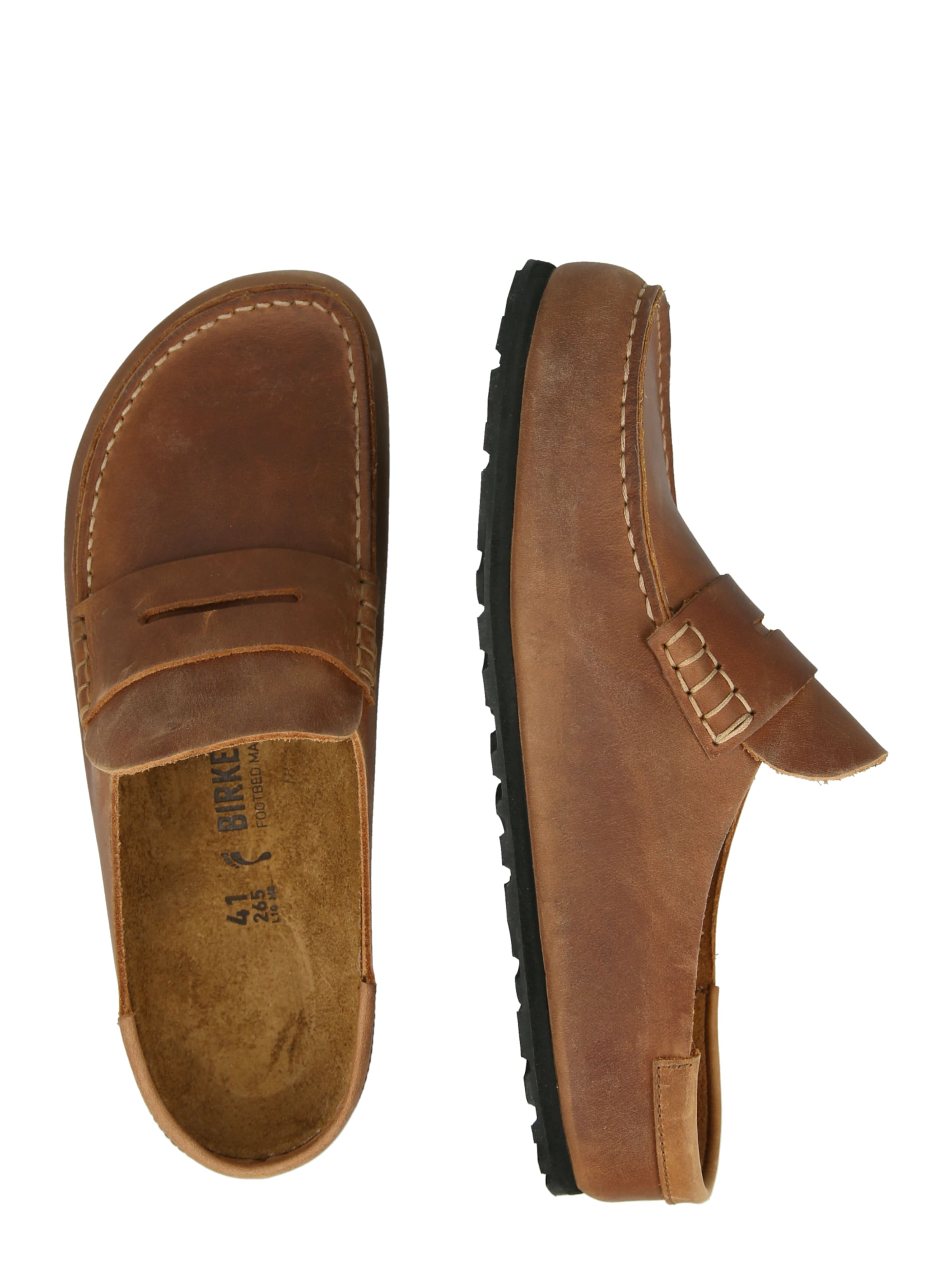 BIRKENSTOCK Slipper 'Naples' – hnědá