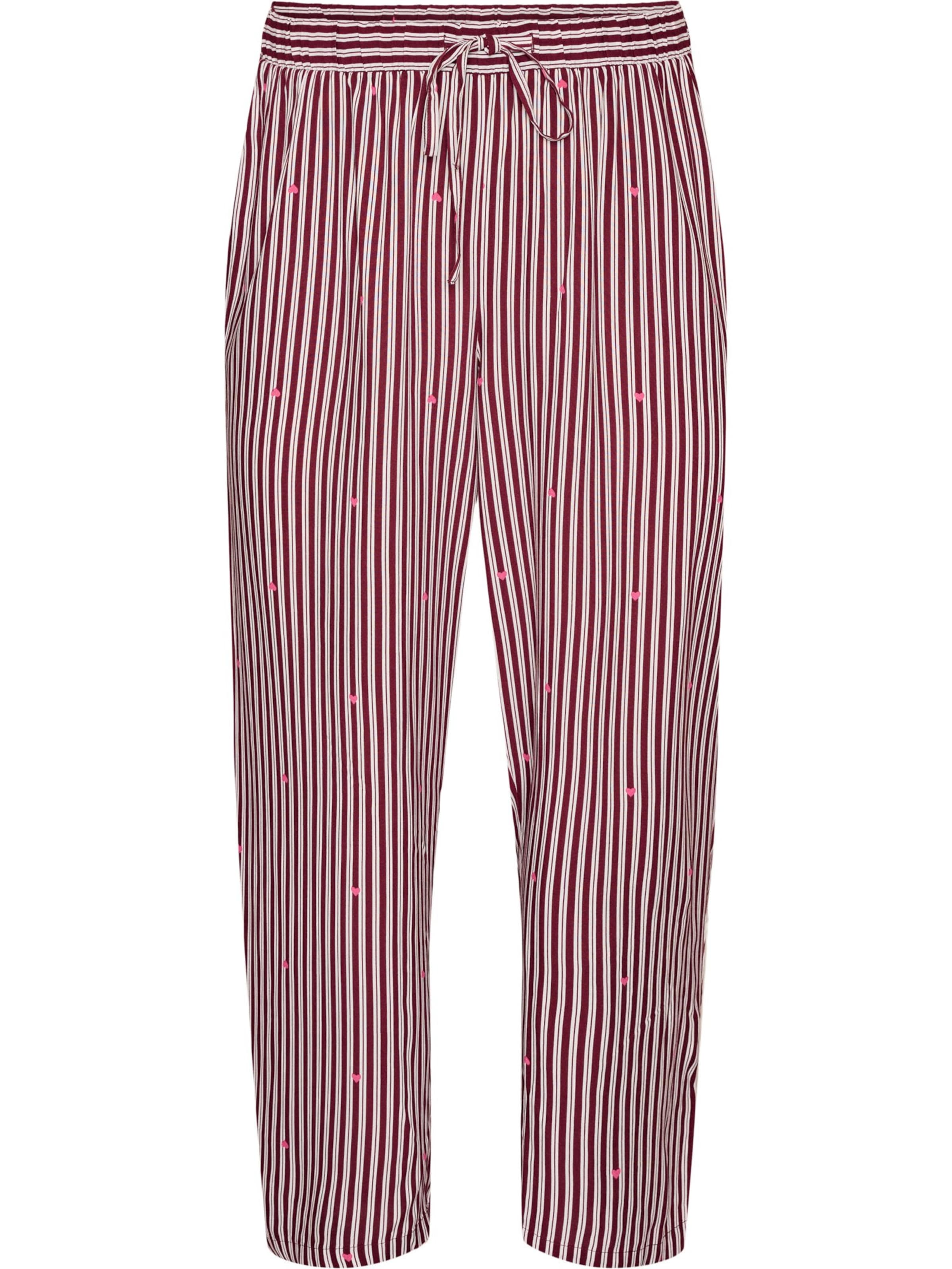 Pantalon de pyjama Zizzi en rouge : devant