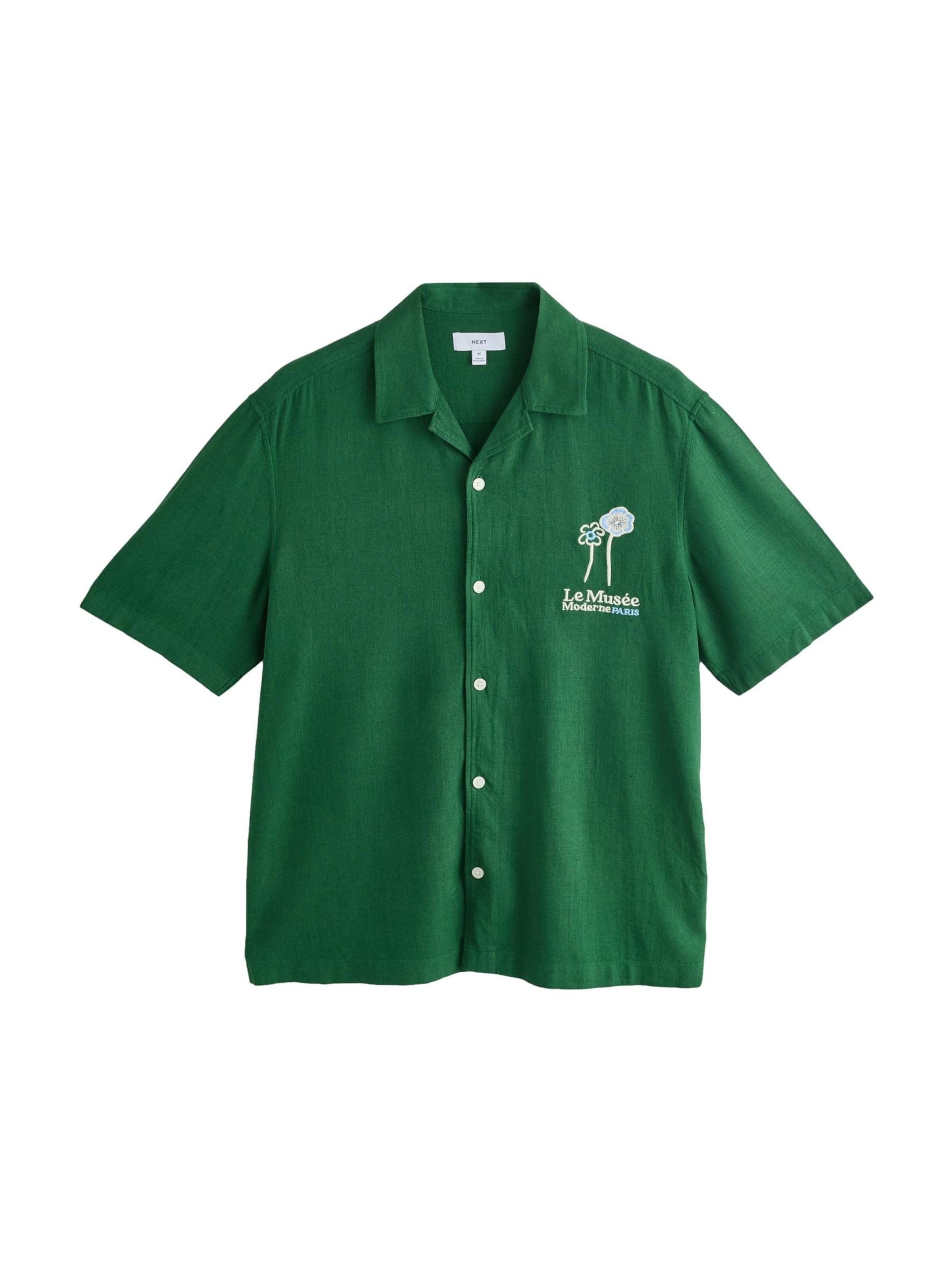 Next Πουκάμισο σε πράσινο: μπροστά