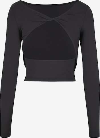 Urban Classics Shirt in Schwarz: Vorderseite