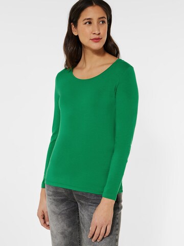 T-shirt STREET ONE en vert : devant