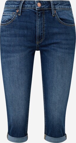 QS Slimfit Jeans 'Catie' in Blauw: voorkant