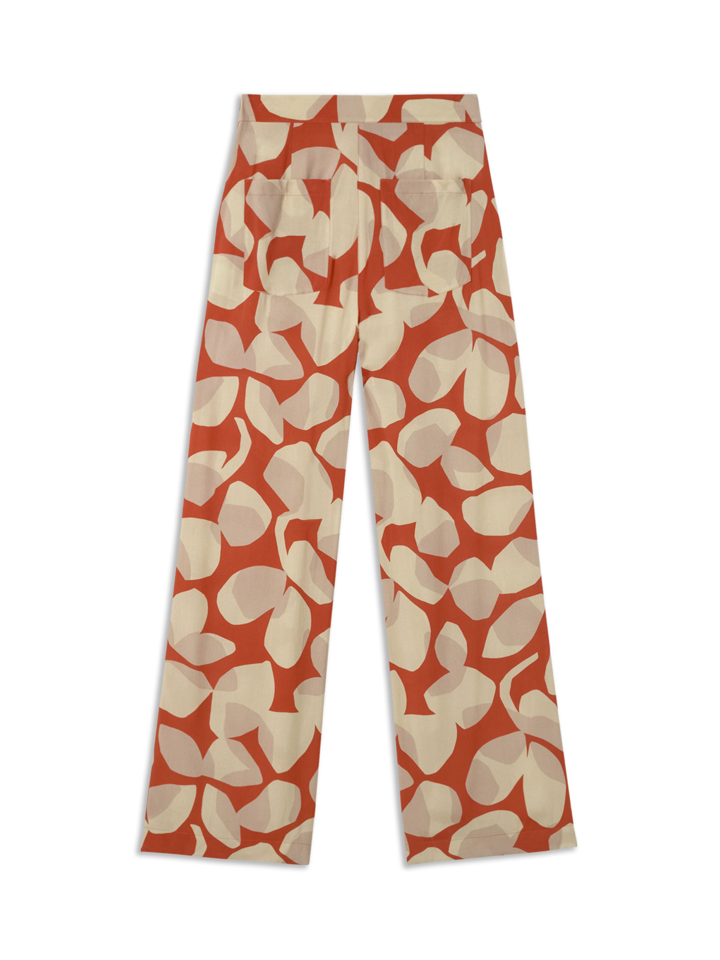 Wide Leg Pantalon à pince 'Manolita' Thinking MU en rouge