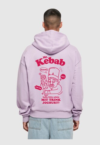 Sweat-shirt 'Mr Kebab' Merchcode en violet