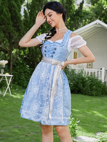 Yesfashion Dirndl in Blue