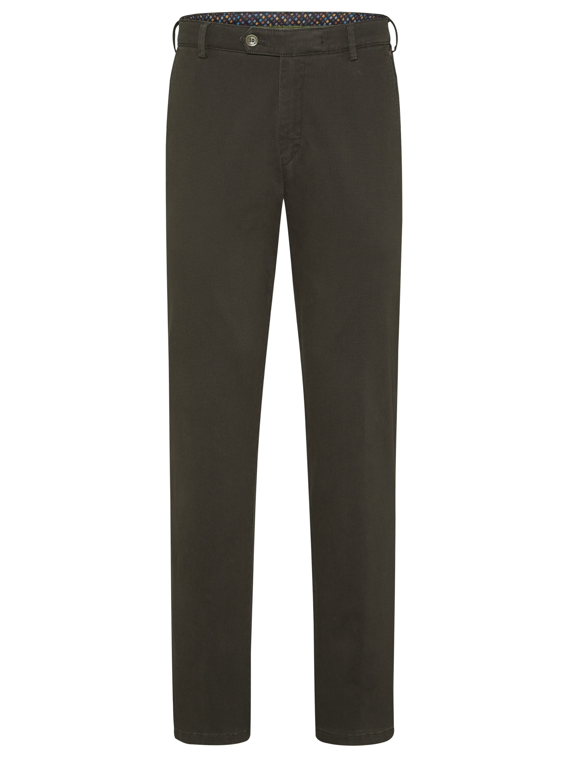 MEYER Chino 'Bonn' in Groen: voorkant