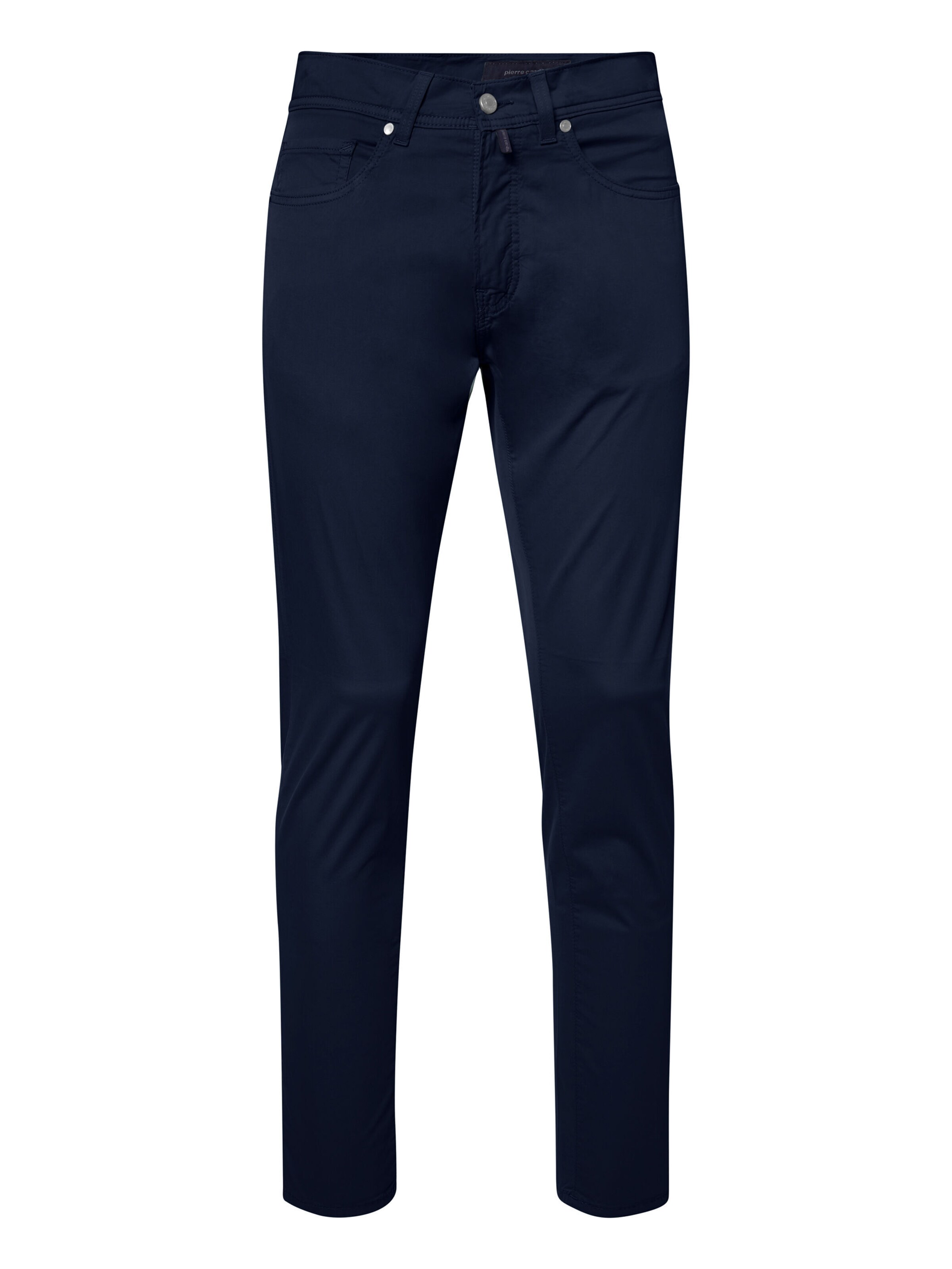 PIERRE CARDIN Tapered Chino trousers 'Lyon' in Blue: front