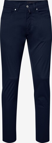 PIERRE CARDIN Chino trousers 'Lyon' in Blue: front