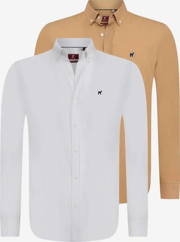 WilliotRegular Fit Košulja - bež boja: prednji dio