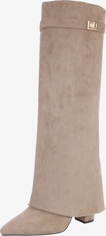 Ital-Design Stiefel in Braun: Vorderseite