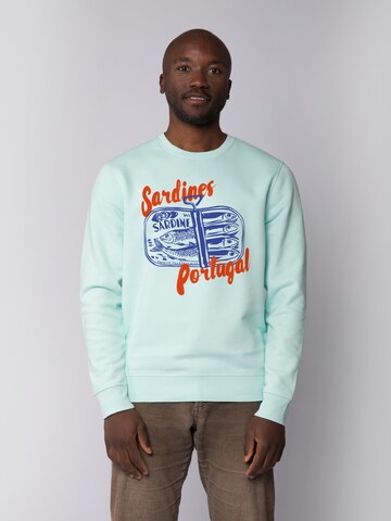 Watapparel Sweatshirt 'Sa' in Blauw: voorkant