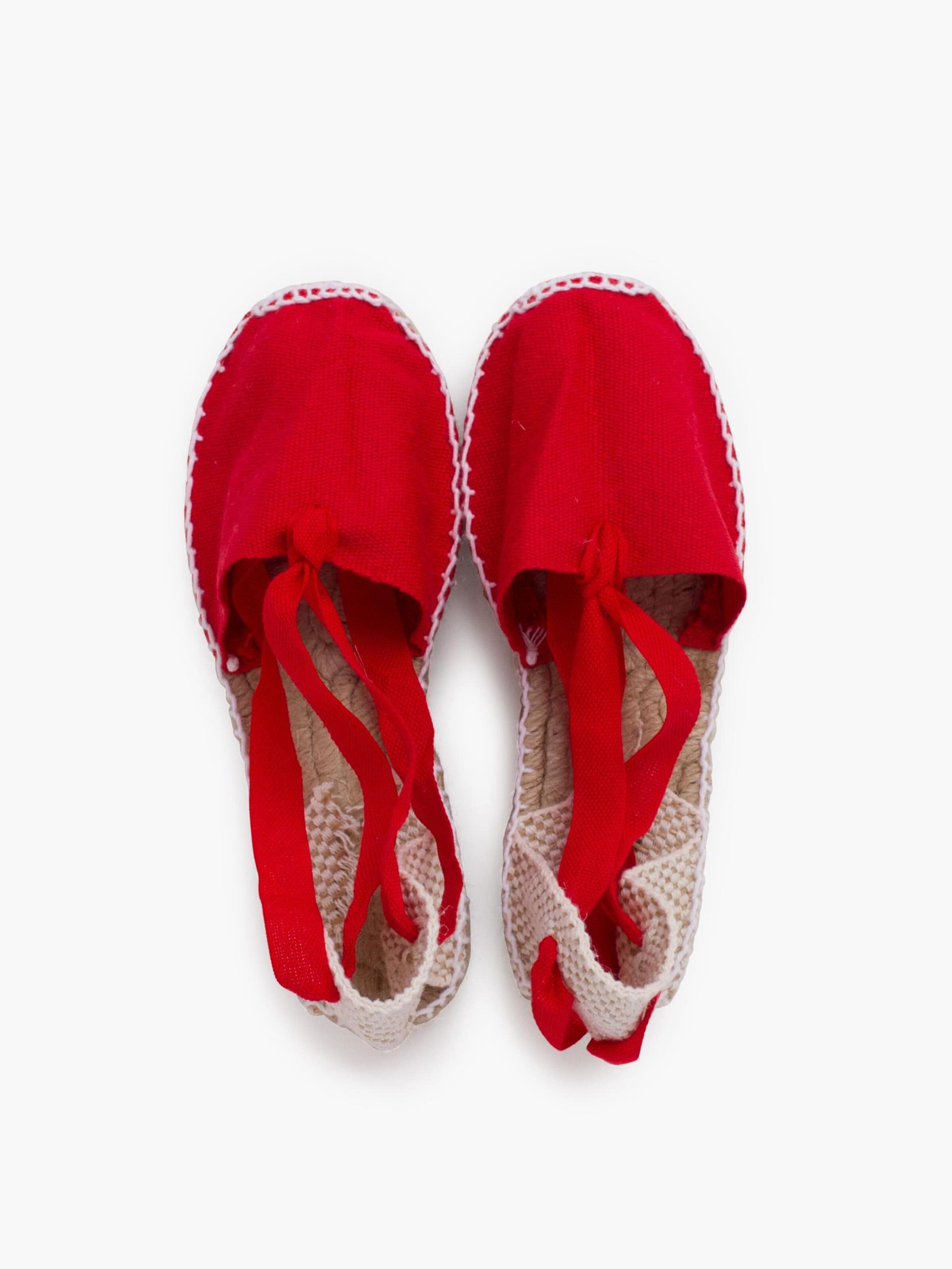 Pisamonas - Sandalias en rojo