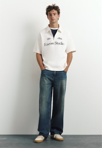 Pull&Bear Тениска в бяло