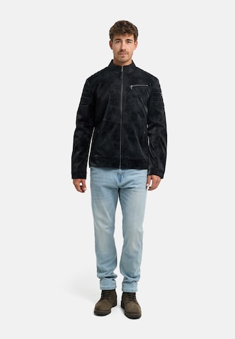 INDICODE JEANS Between-season jacket 'Maxhole' in Black