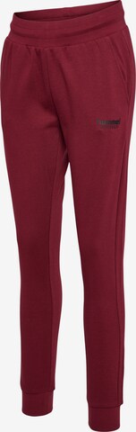 Hummel Tapered Pants in Red