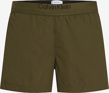Calvin Klein Swimwear Swimming shorts in Green: front