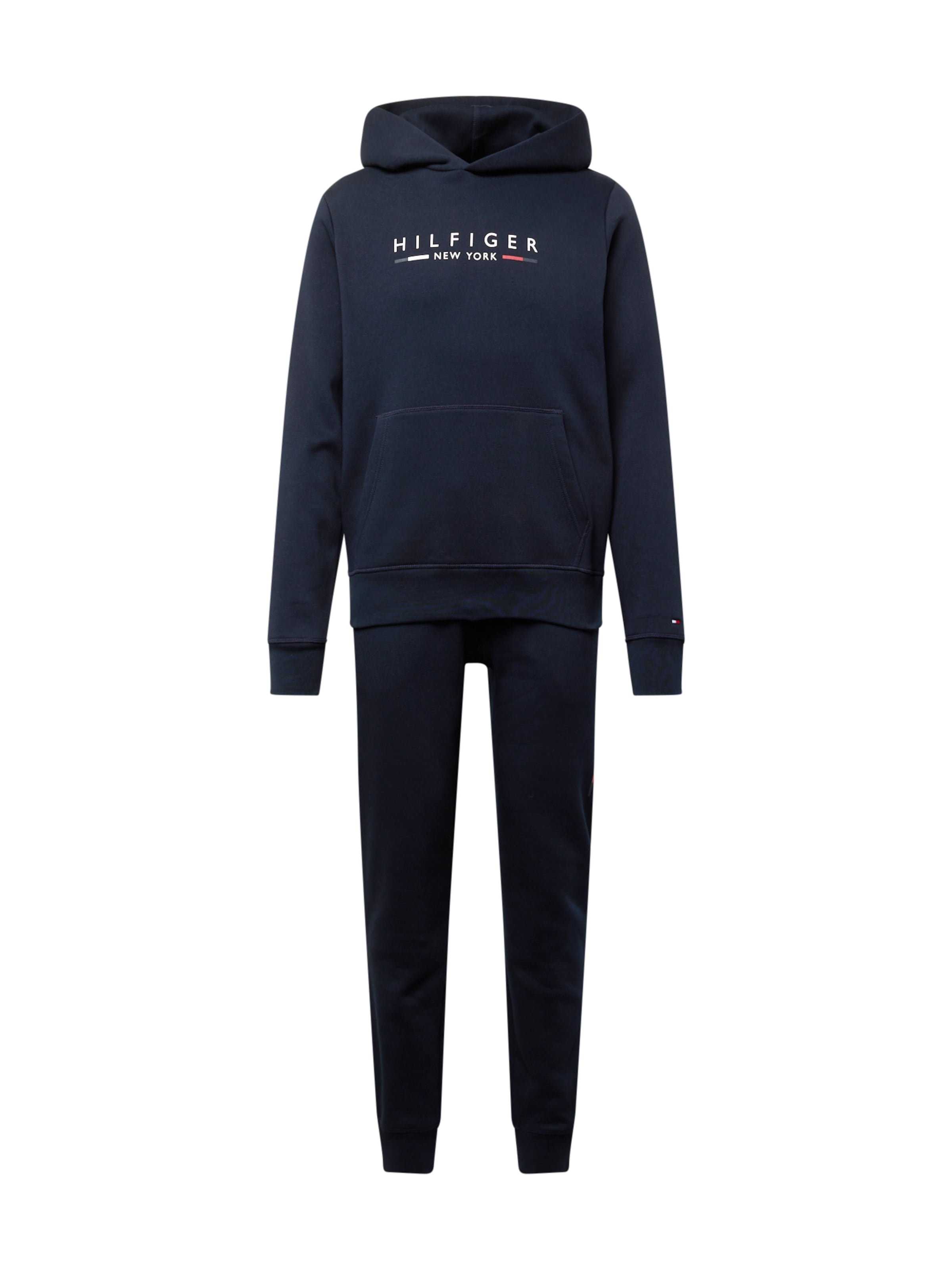 TOMMY HILFIGER Jogginganzug in Blau: Vorderseite