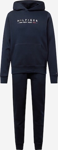 TOMMY HILFIGER Sweat suit in Blue: front
