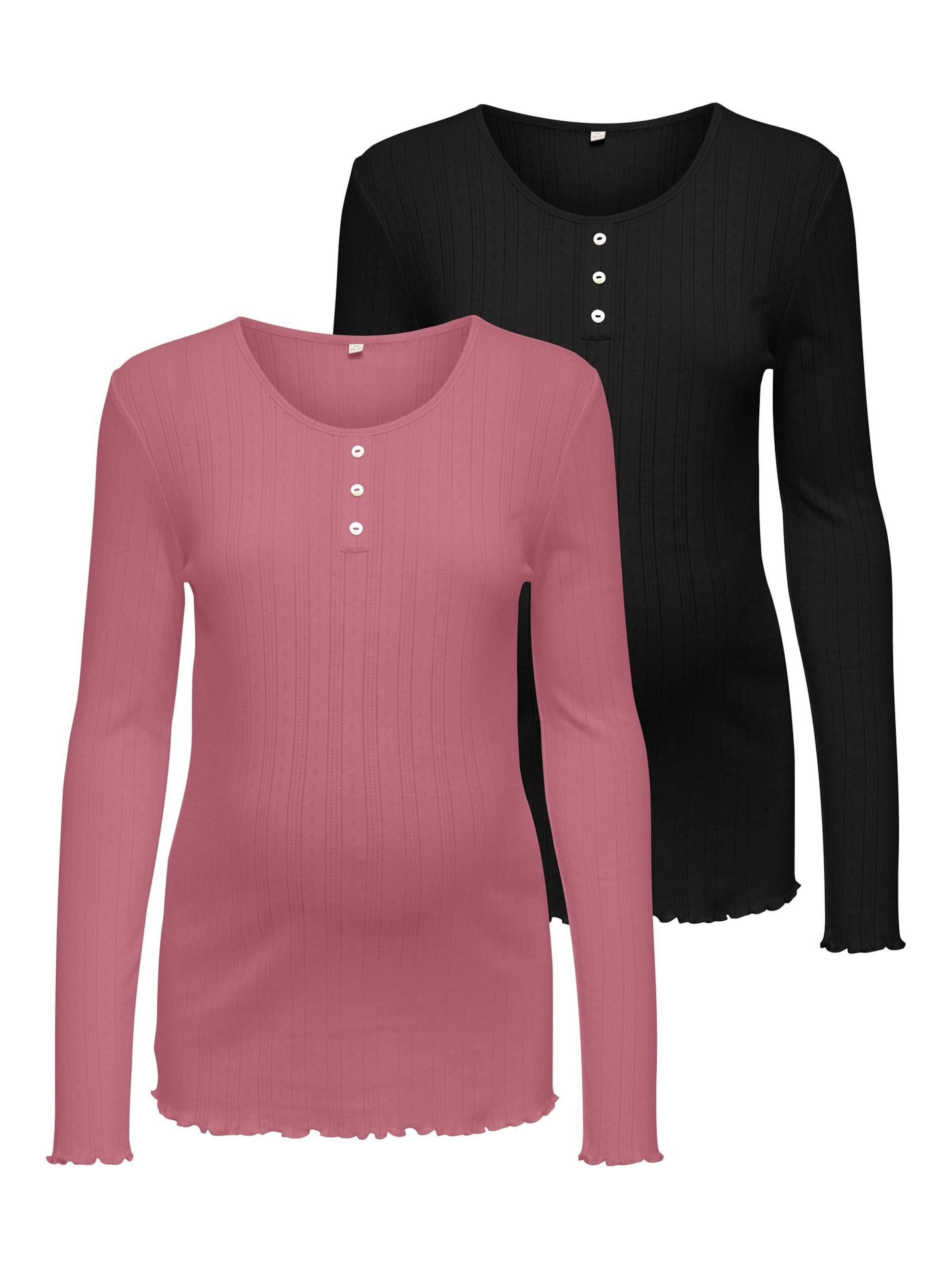 Only Maternity Shirt 'OLMVista' in Pink