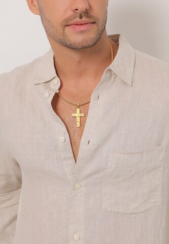 KUZZOI Necklace 'Kreuz' in Gold: front