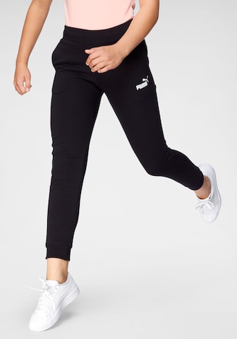 PUMA Ozke Športne hlače | črna barva