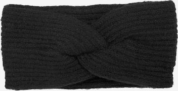 styleBREAKER Headband 'Strick Stirnband Rippenmuster Twist Knoten' in Black: front