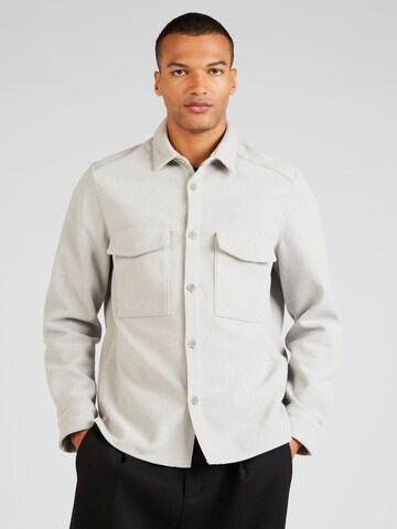 DRYKORN - Regular Fit Camisa 'Gunray' em cinzento: frente