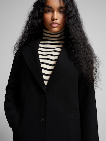 Bershka Between-Seasons Coat in Black