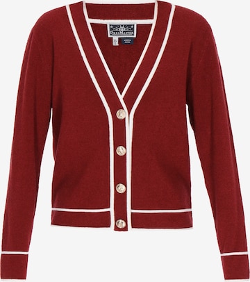 Cardigan DreiMaster Maritim en rouge : devant
