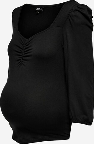 Only Maternity Póló - fekete: elől
