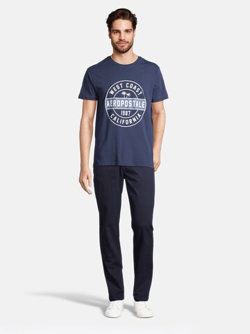 Regular Pantalon chino AÉROPOSTALE en bleu