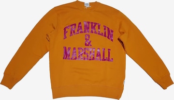 FRANKLIN & MARSHALL Sweatshirt in Orange: front