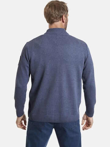 Jan Vanderstorm Gebreid vest 'Svend' in Blauw