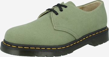 Pantofi cu șireturi de la Dr. Martens pe verde: față
