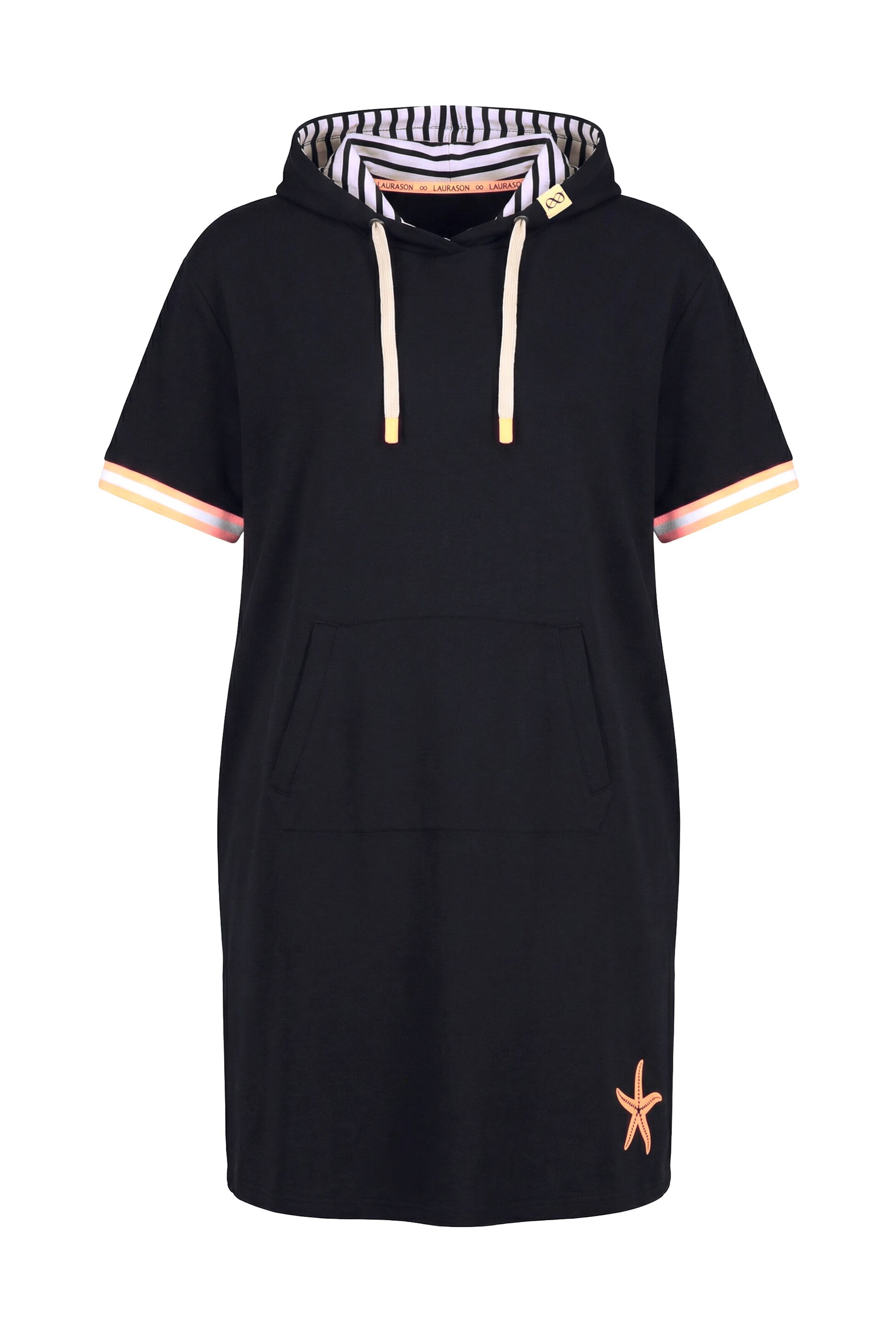 LAURASØN Jurk in Zwart: voorkant