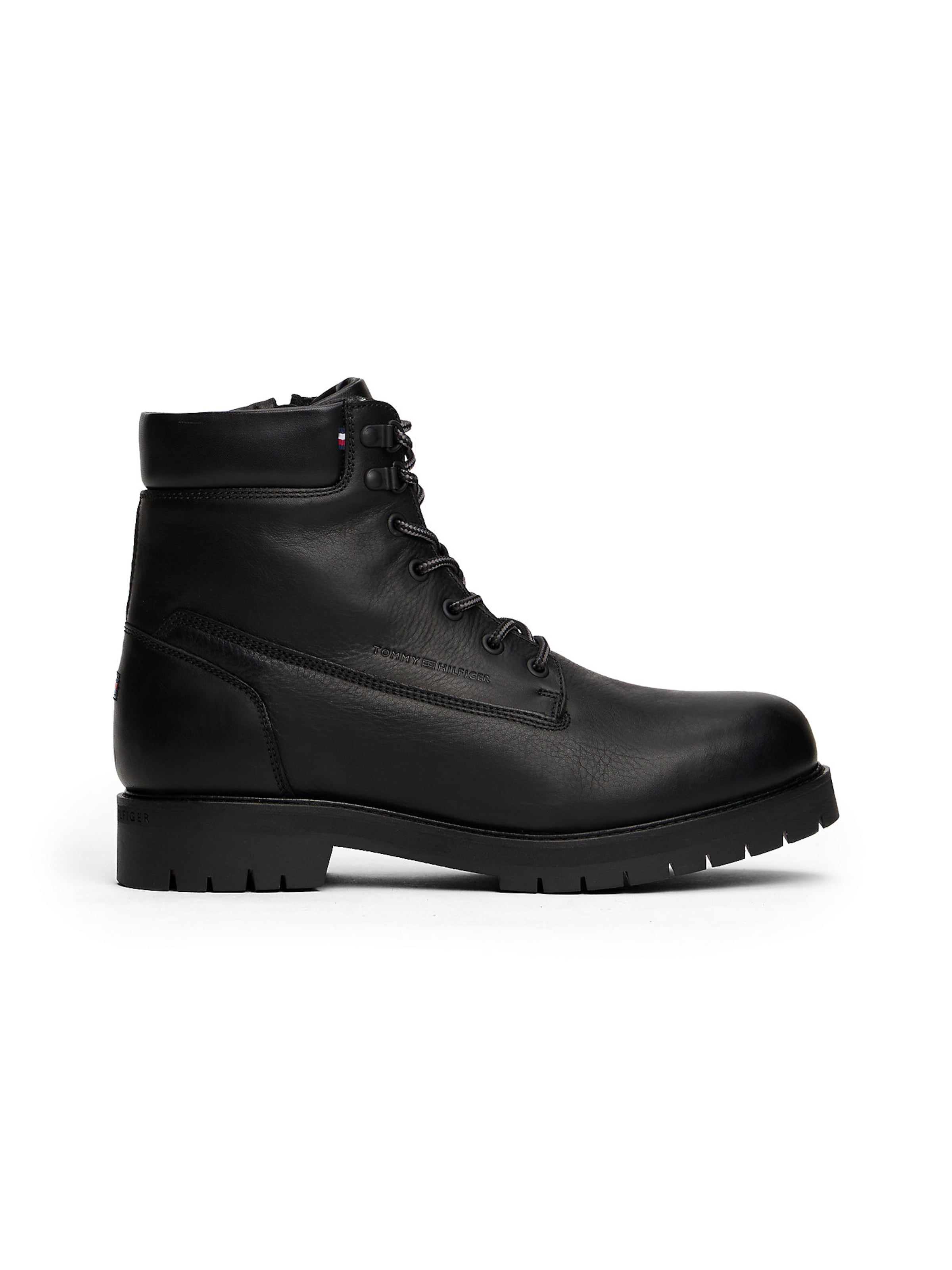 Bottines à lacets TOMMY HILFIGER en noir