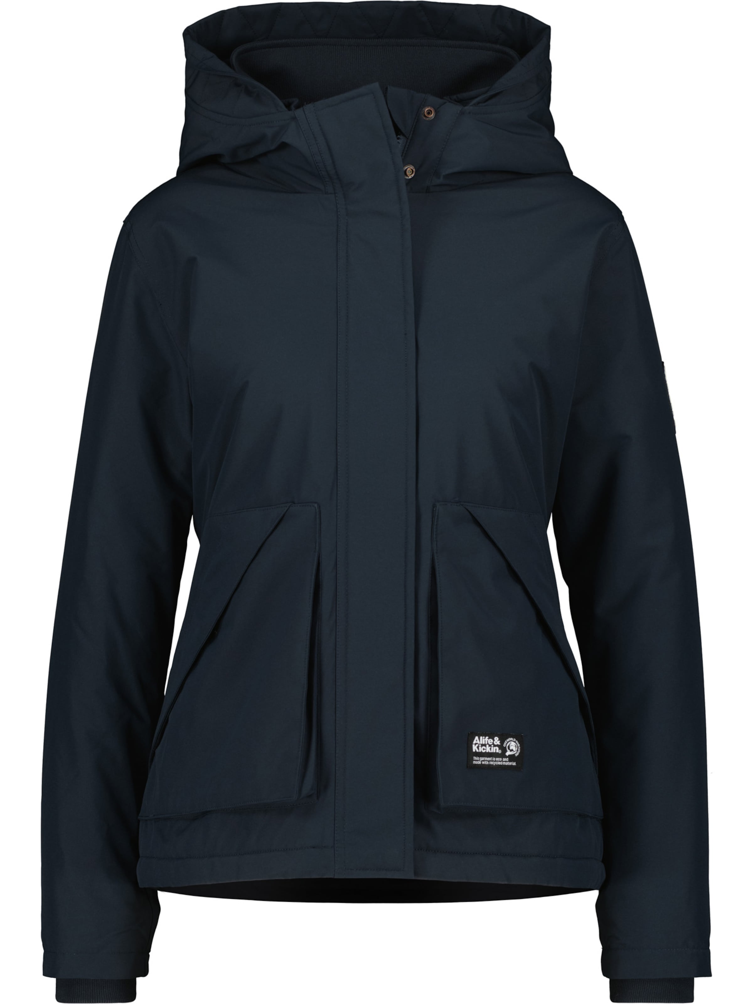 alife & kickin Winter Jacket 'NaomiAK' in Blue: front