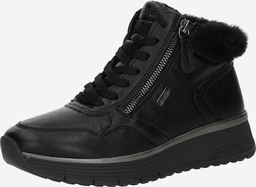 Bottines à lacets JANA en noir : devant