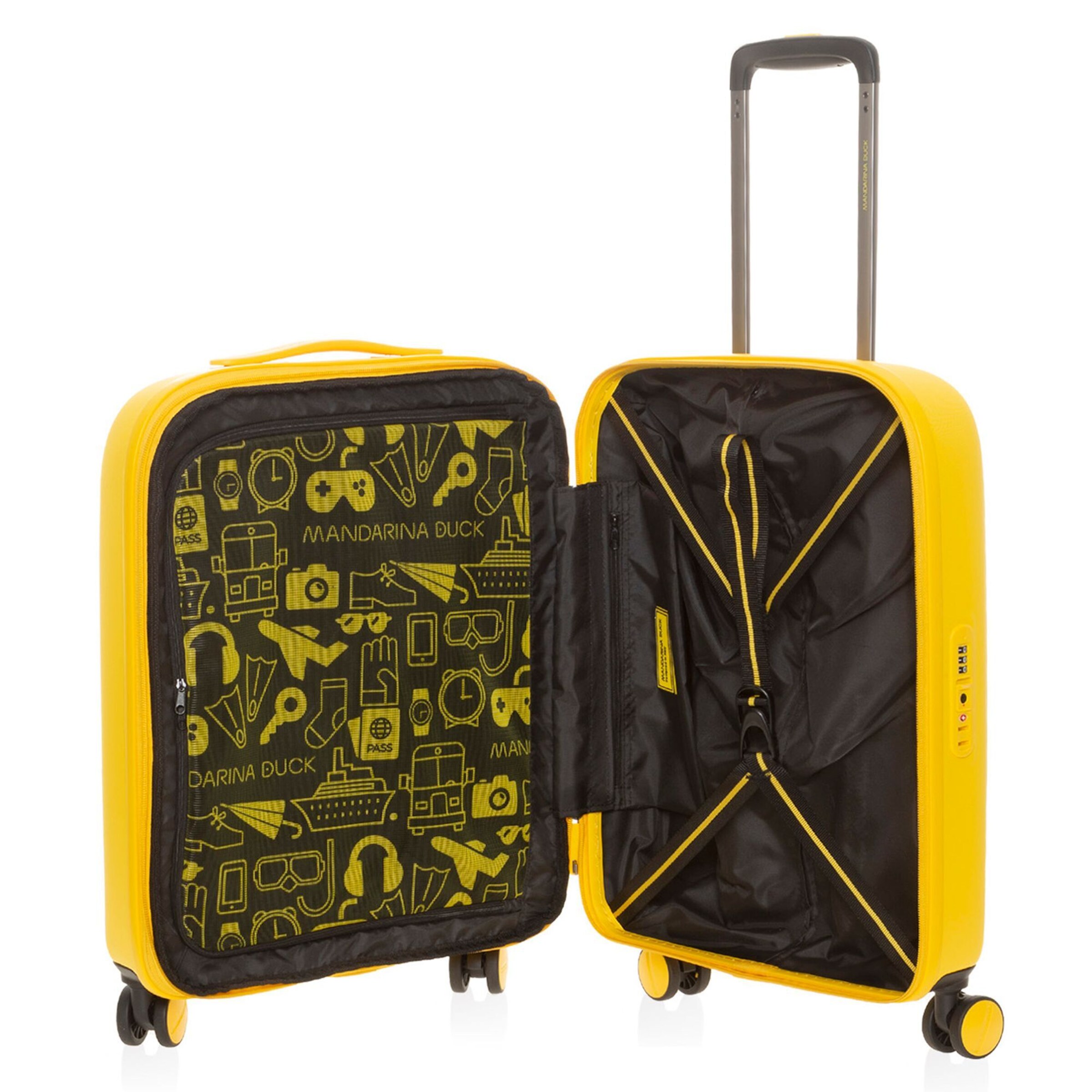 MANDARINA DUCK Trolley 'Logoduck' in Gelb