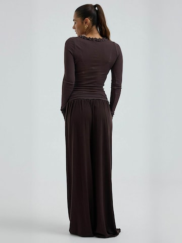 T-shirt Seamless Basic en marron