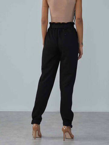 LeGer by Lena Gercke Tapered Trousers 'Victoria' in Black