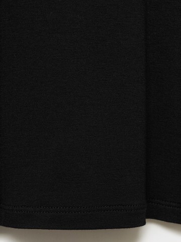 MANGO Slimfit Suorat housut 'SECOND' värissä musta