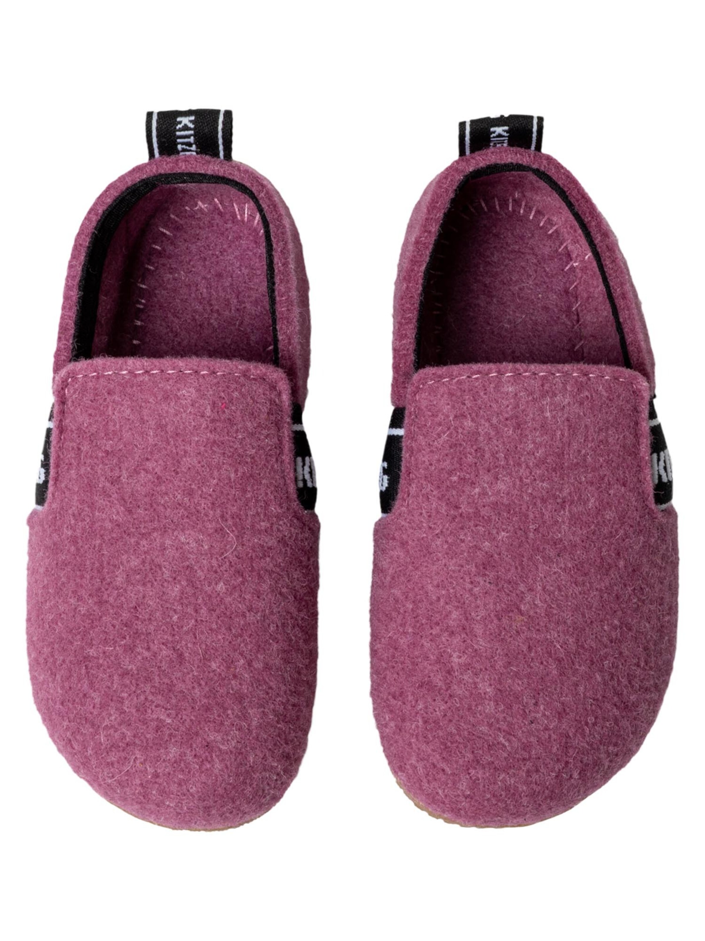 Living Kitzbühel Slippers 'Filz' in Purple