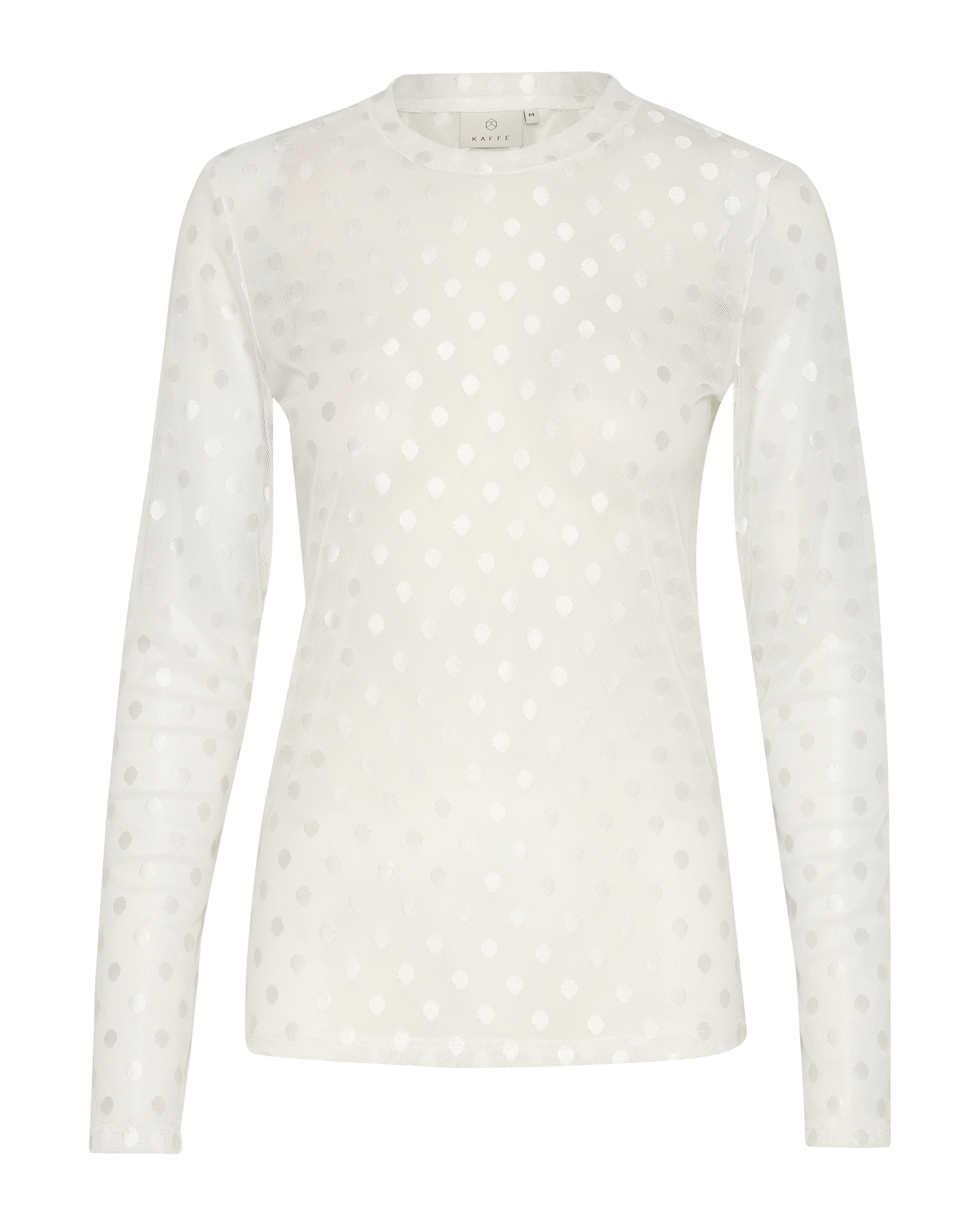 balts Kaffe T-Krekls 'mina': no priekšpuses