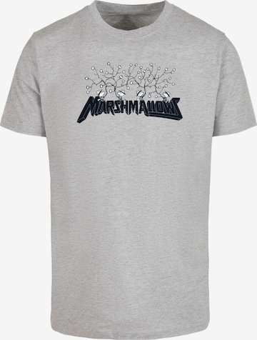 T-Shirt 'Peanuts - Marshmallows' Merchcode en gris : devant